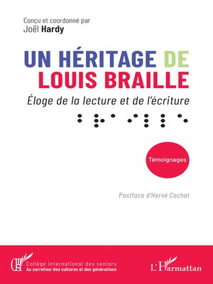 cover image of Un héritage de Louis Braille